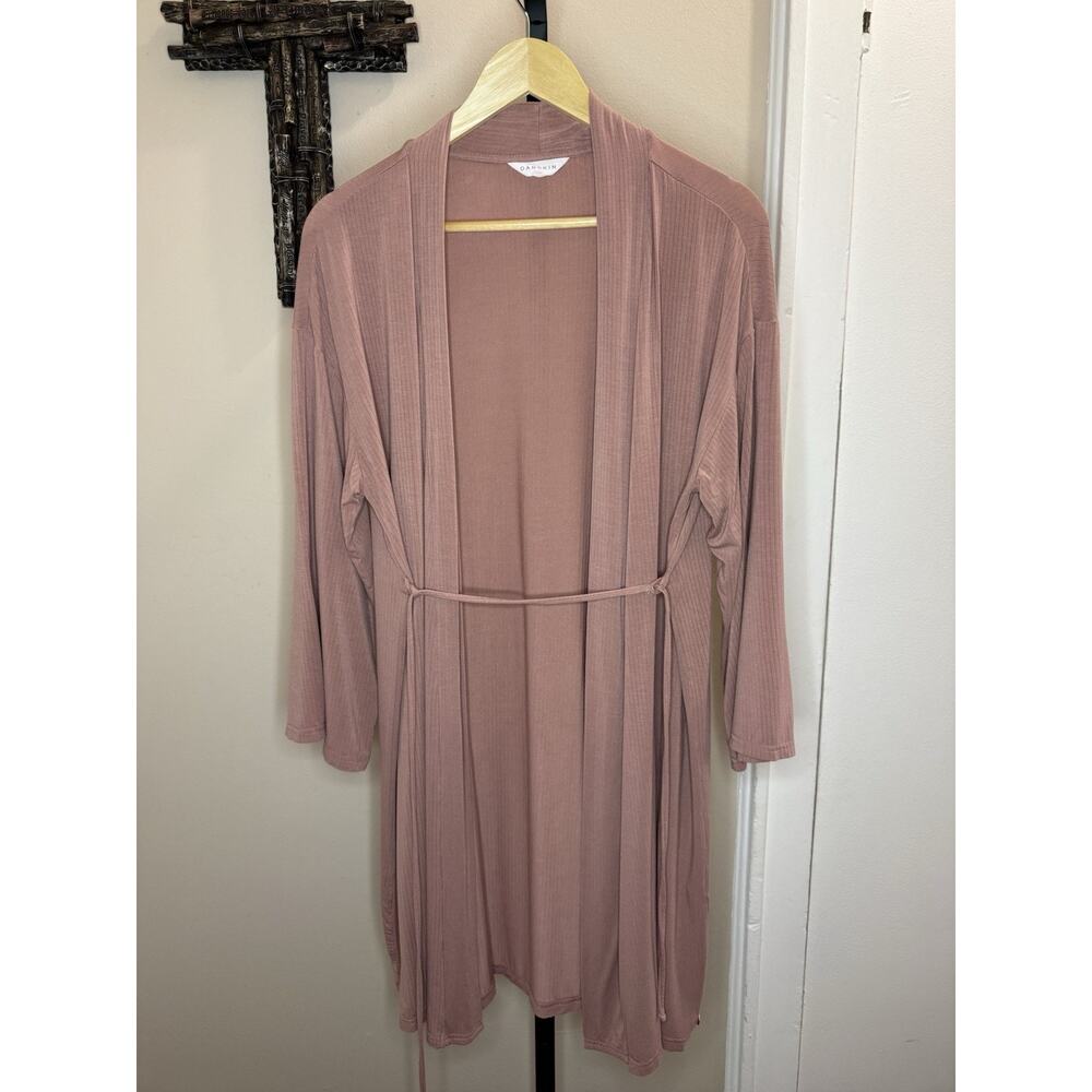 Danskin Robe Mauve Size Medium missing belt